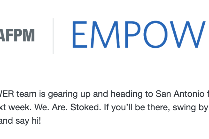EMPOWER newsletter screenshot