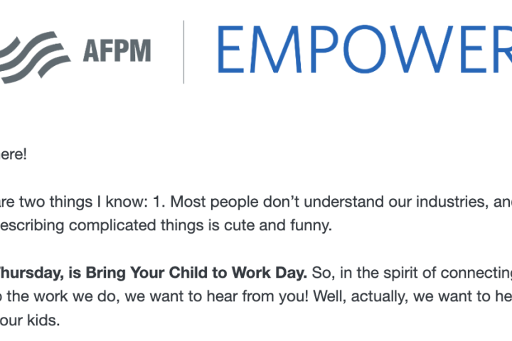 EMPOWER newsletter screenshot